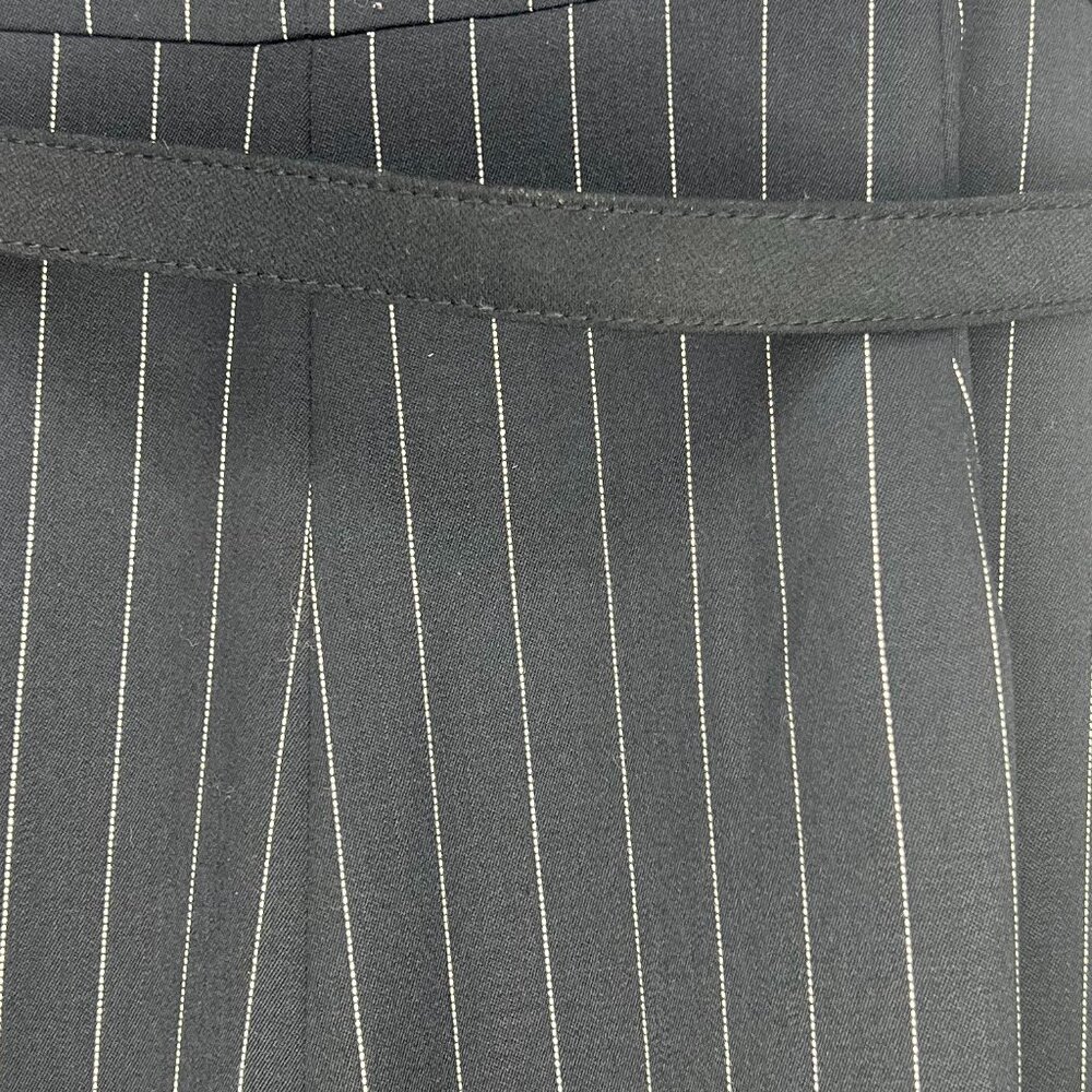 NWT Ralph Lauren Black/Cream Pinstripe Pant Jumpsuit Sz 12-Gorgeous/Classic - Picture 6 of 10